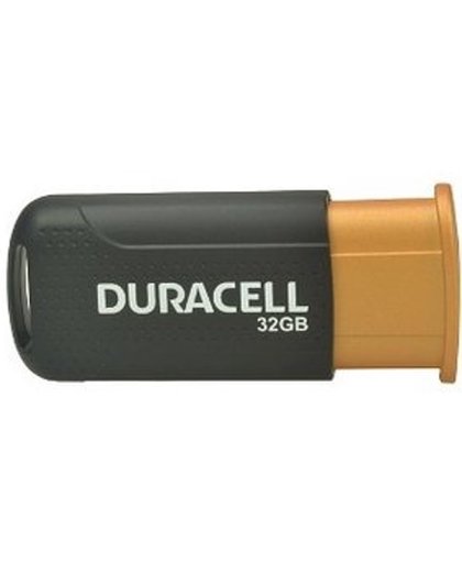 Duracell DRUSB32PR 32GB USB 3.0 (3.1 Gen 1) USB-Type-A-aansluiting Zwart, Oranje USB flash drive