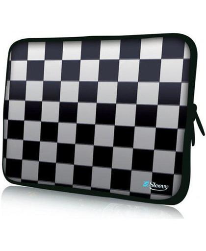 Sleevy 15,6 inch laptophoes schaakbord