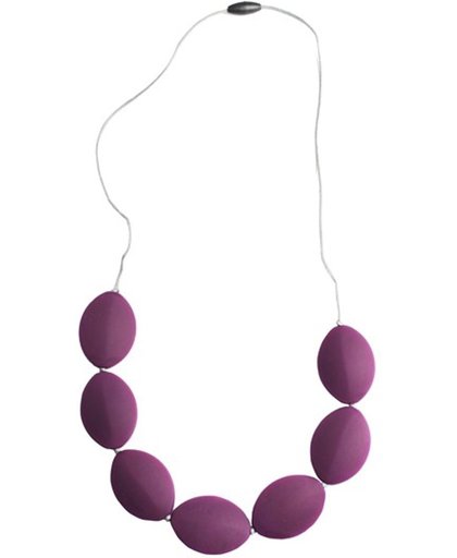 Jellystone Designs Caru Necklace - Kauwketting - Eggplant