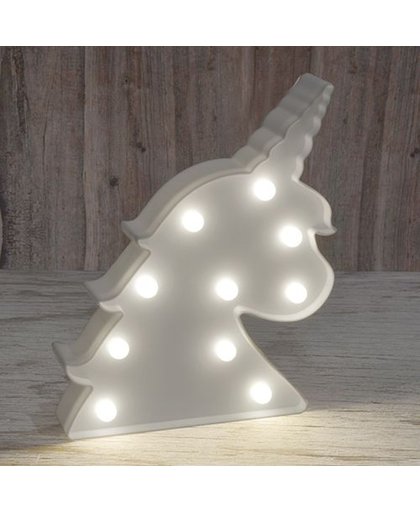25cm Unicorn Marquee Lamp