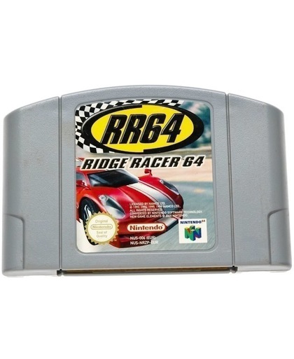 Ridge Racer 64 RR64 - Nintendo 64 [N64] Game PAL