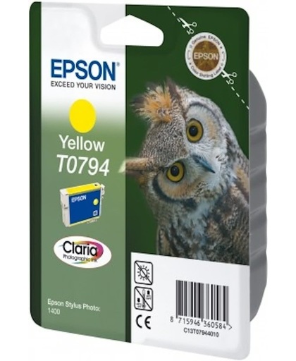 Epson inktpatroon Yellow T0794 Claria Photographic Ink inktcartridge