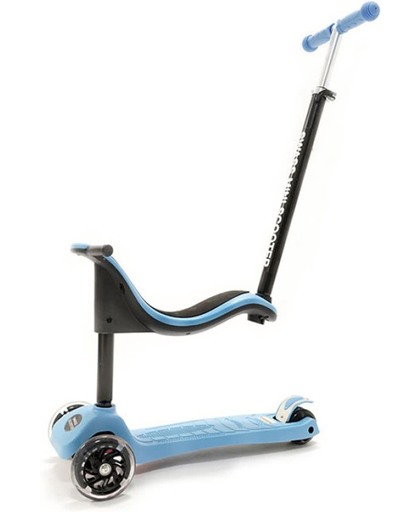 SWASS Mini Scooter Step 4 in 1 Blauw