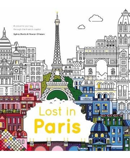 Lost In Paris Colouring Journey Through