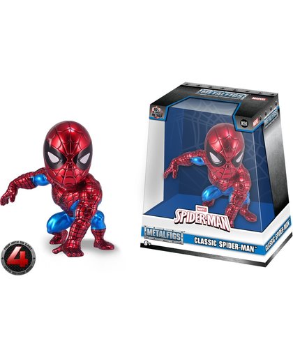 Metalfigs Marvel Spider-Man 4" Figure Classic Spider-Man - Verzamelfiguur