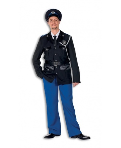 Luxe politie kostuum voor heren 50