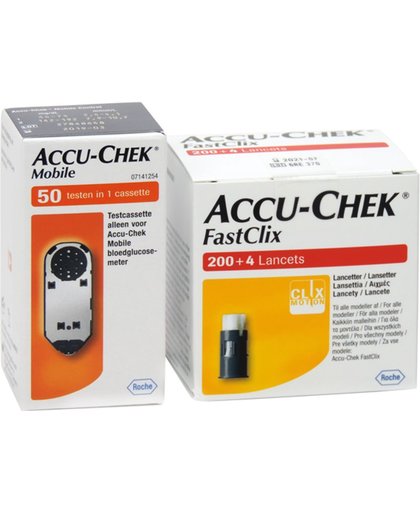 Accu-Chek Mobile Testcassette + lancetten