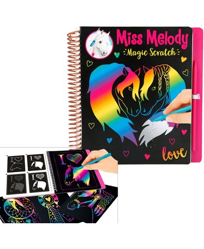 Miss Melody Magic Scratch kleurboek