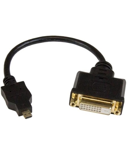 StarTech.com Micro HDMI-naar-DVI-D-adapter - M/F - 20 cm
