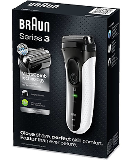Braun series 3020S bl/wh - Scheerapparaat