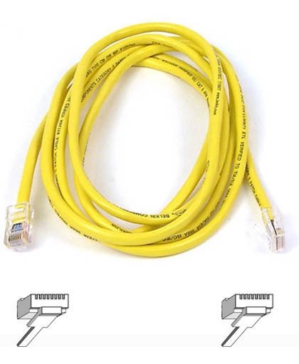 Belkin High Performance Category 6 UTP Patch Cable 1M 1m Geel netwerkkabel