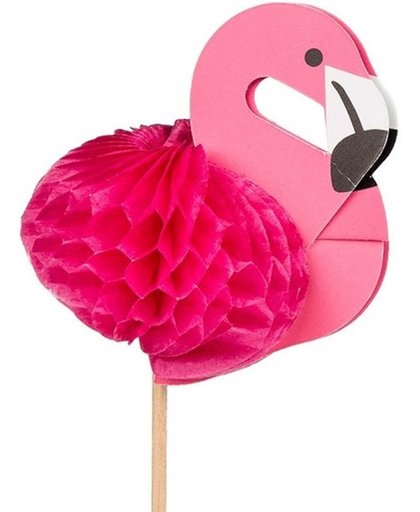 Flamingo cocktailprikkers (24 stuks)