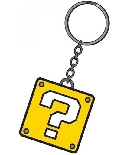 Nintendo Rubber Keychain Block