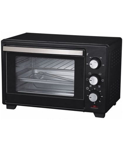 Elektrische mini-oven COMELEC HO2504C 1600W Zwart