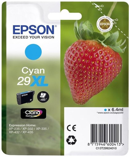 Epson 29XL C inktcartridge Cyaan 6,4 ml 450 pagina's