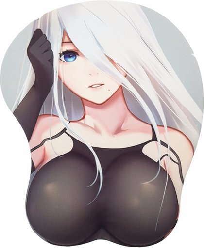 Anime Girls Borsten Mousepad - Sexy Silicone Lady | Pols ondersteuning