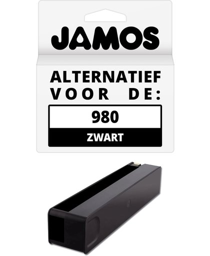 JAMOS – Inktcartridge / Alternatief voor de HP 980 Zwart