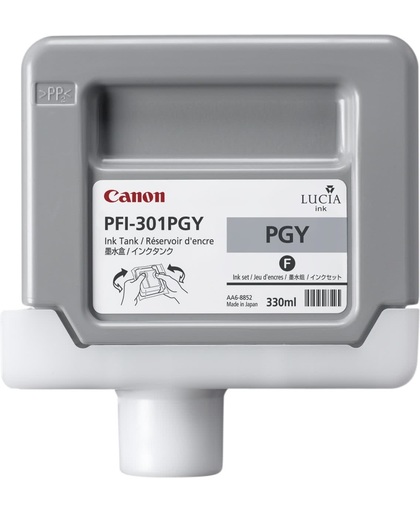 Canon PFI-301PGY Pigment Photo Grey Ink Cartridge inktcartridge Foto grijs