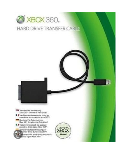 Microsoft Xbox 360 hard-drive transferkabel
