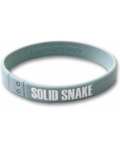 Metal Gear Solid Silicone Wristband Grey