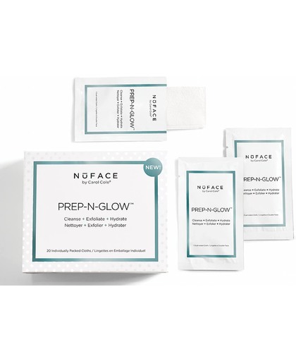NuFACE Prep-N-Glow Cleansing Cloths (20-pack)