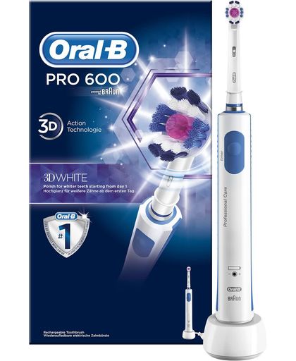 Oral-B PRO 600 3DWhite - Elektrische Tandenborstel
