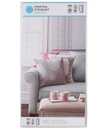 Martha Stewart Large Stencil Cathedral Lace
