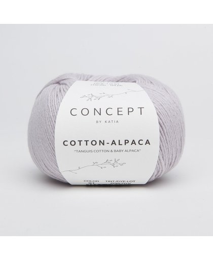 Katia Cotton-Alpaca licht medium paars