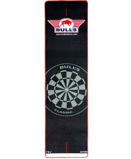 Bull's Carpet Dartmat 240x67 cm Black Red