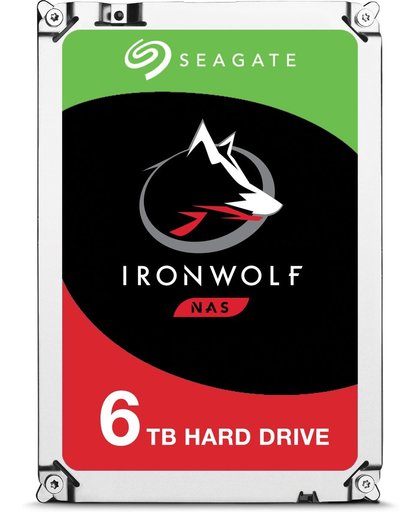 Seagate IronWolf ST6000VN0033 interne harde schijf HDD 6000 GB SATA III