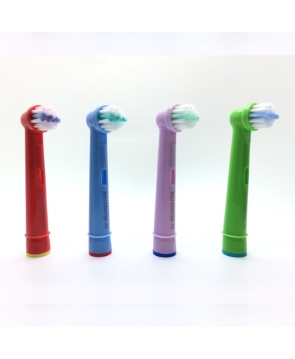 Opzetborstels passend op Oral-B Precision clean. Colors. 4 stuks.