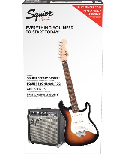 Fender 0301812632 Electric guitar Solide 6snaren Zwart, Bruin, Wit gitaar