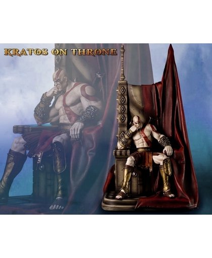 God of War: Kratos on Throne Statue