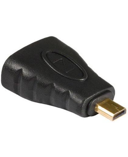 HDMI -adapter HDMI micro-connector - HDMI -ingang 1 stuk grijs