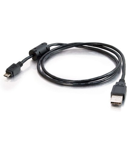 C2G 1.0m USB 2.0 USB-kabel 1 m USB A Micro-USB B Mannelijk Zwart
