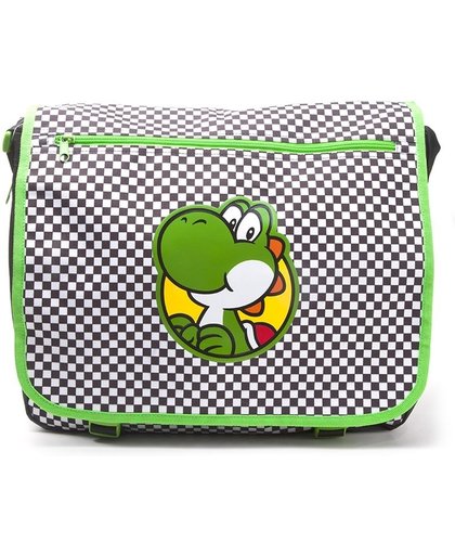Nintendo - Yoshi Checkered Messenger Bag