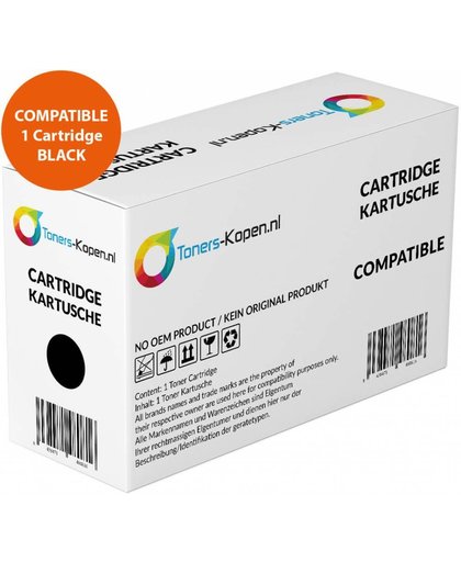 Toners-kopen.nl huismerk inkt cartridge voor Hp 901Xl zwart met niveau-indicator wit Label