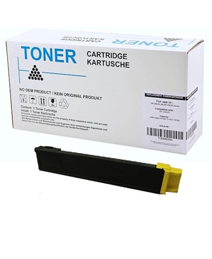 Toner voor Utax Cdc5520 Cdc5525 geel|Toners-en-inkt