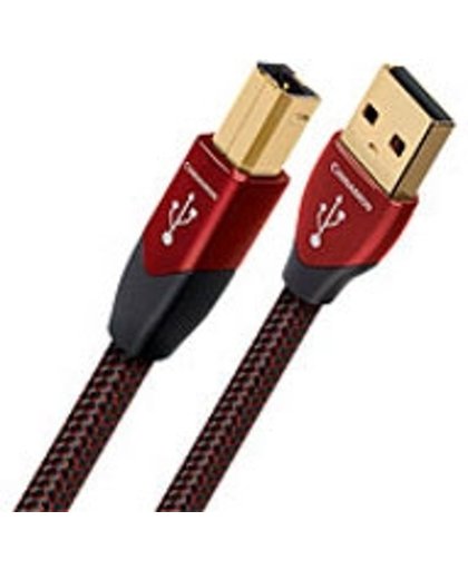 AudioQuest 0.75m Cinnamon USB A-B 0.75m USB A USB B Mannelijk Mannelijk Zwart USB-kabel