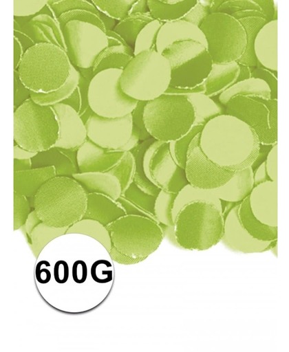 Lime groene confetti 600 gram
