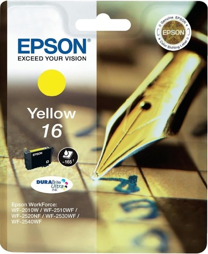 Epson C13T16244022 inktcartridge Geel 3,1 ml 165 pagina's
