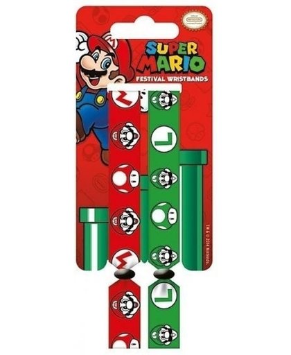 Super Mario Festival Wristbands