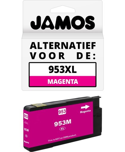 JAMOS - Inktcartridge / Alternatief voor de HP 953XL Magenta