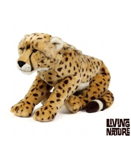 Knuffel Cheetah groot, Living Nature, 45 cm