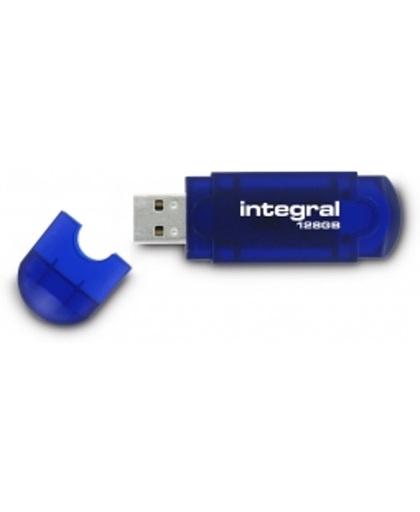 Integral EVO 128GB 128GB USB 2.0 Type-A Blauw USB flash drive