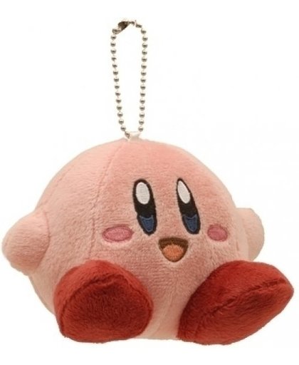 Kirby Pluche Keychain - Sitting Kirby