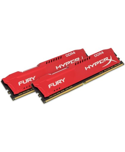 HyperX FURY Memory Red 16GB DDR4 2133MHz Kit 16GB DDR4 2133MHz geheugenmodule