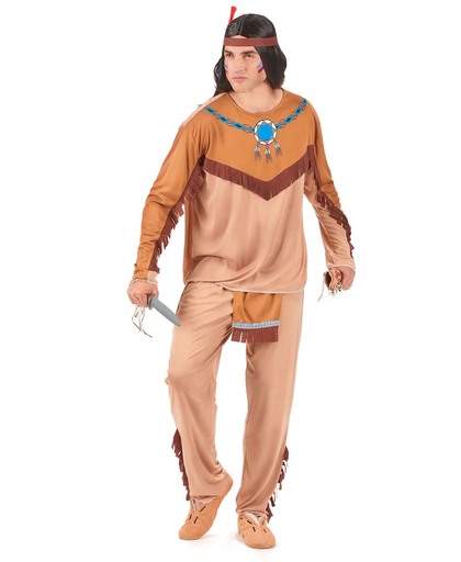 Indianen pak voor mannen - Verkleedkleding - One size