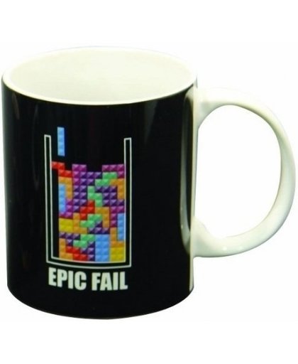 Tetris Mug - Epic Fail (Black)