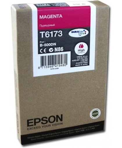 Epson Inkt tank Magenta T6173 DURABrite Ultra Ink (high capacity) inktcartridge